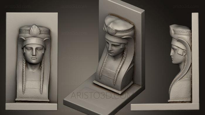 Egyptian statues and reliefs (STKE_0038) 3D model for CNC machine